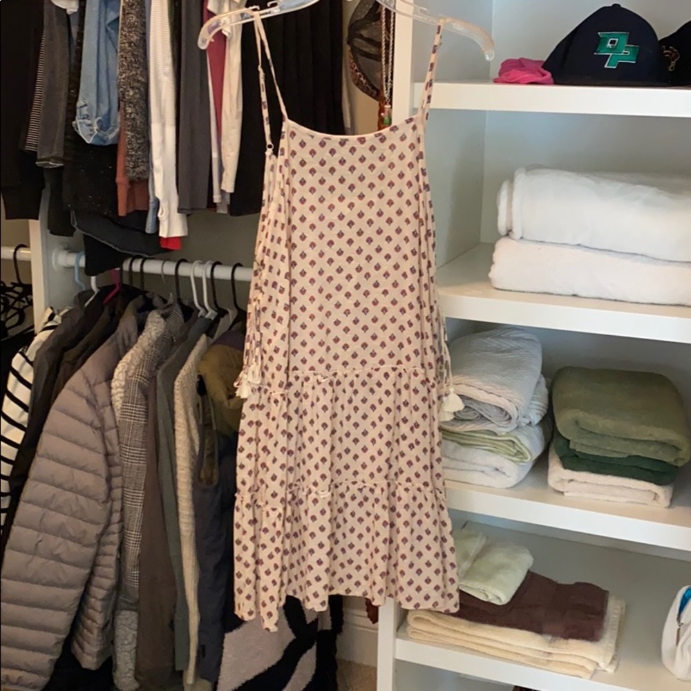 Pattered slip dress